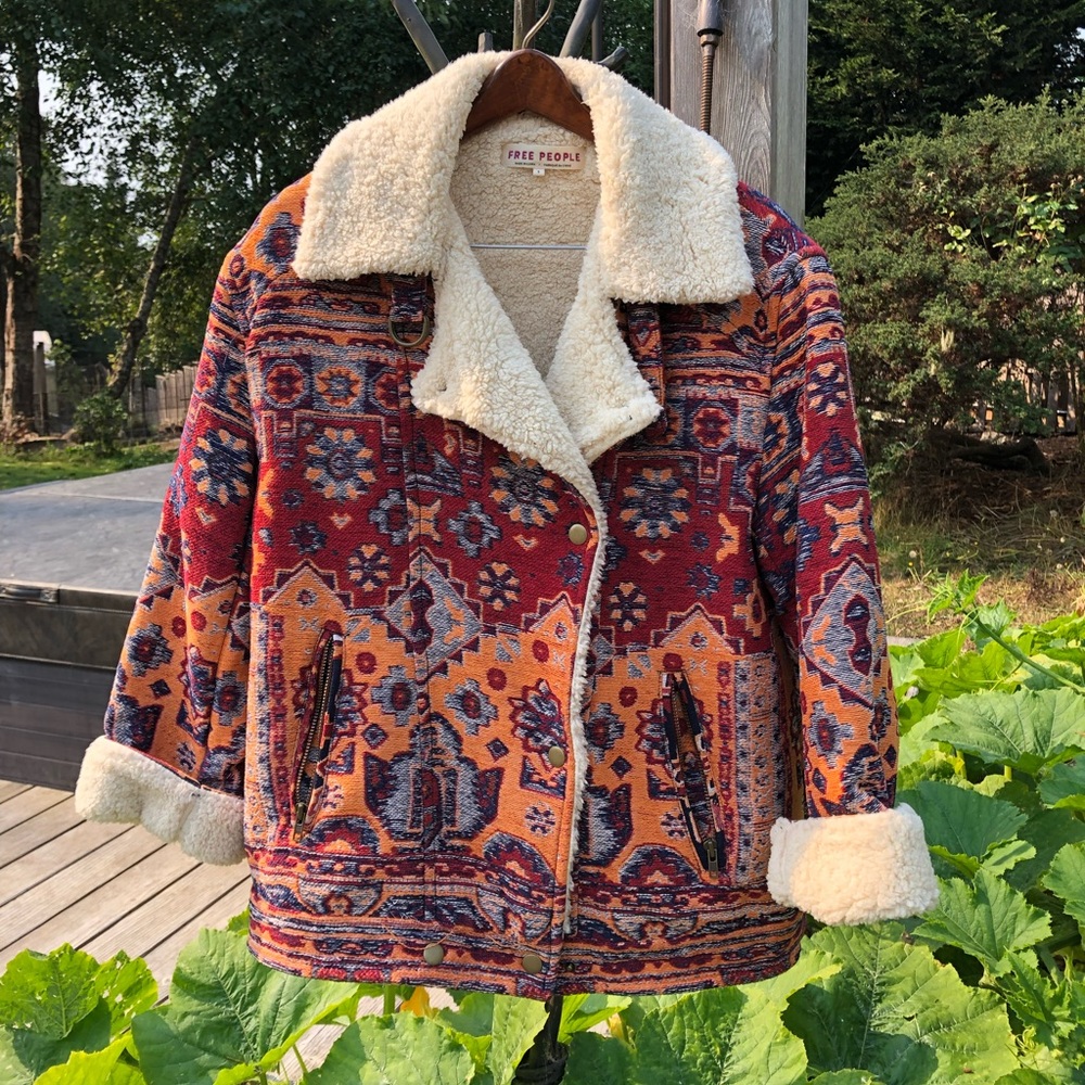 Free People Tapestry 70’s Style Jacket